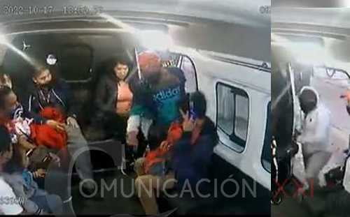 Video: Nuevamente asaltan a usuarios de combi en Nezahualcóyotl